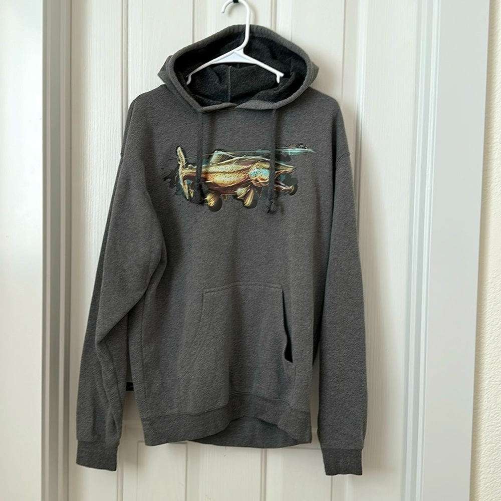 Men’s brown trout hoodie